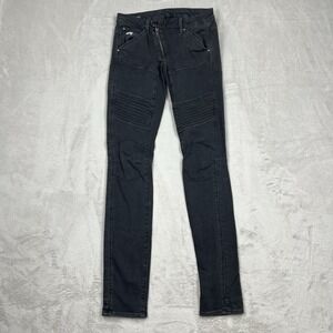 G-Star RAW 5620 Mid Skinny‎ Black Women's 25x32